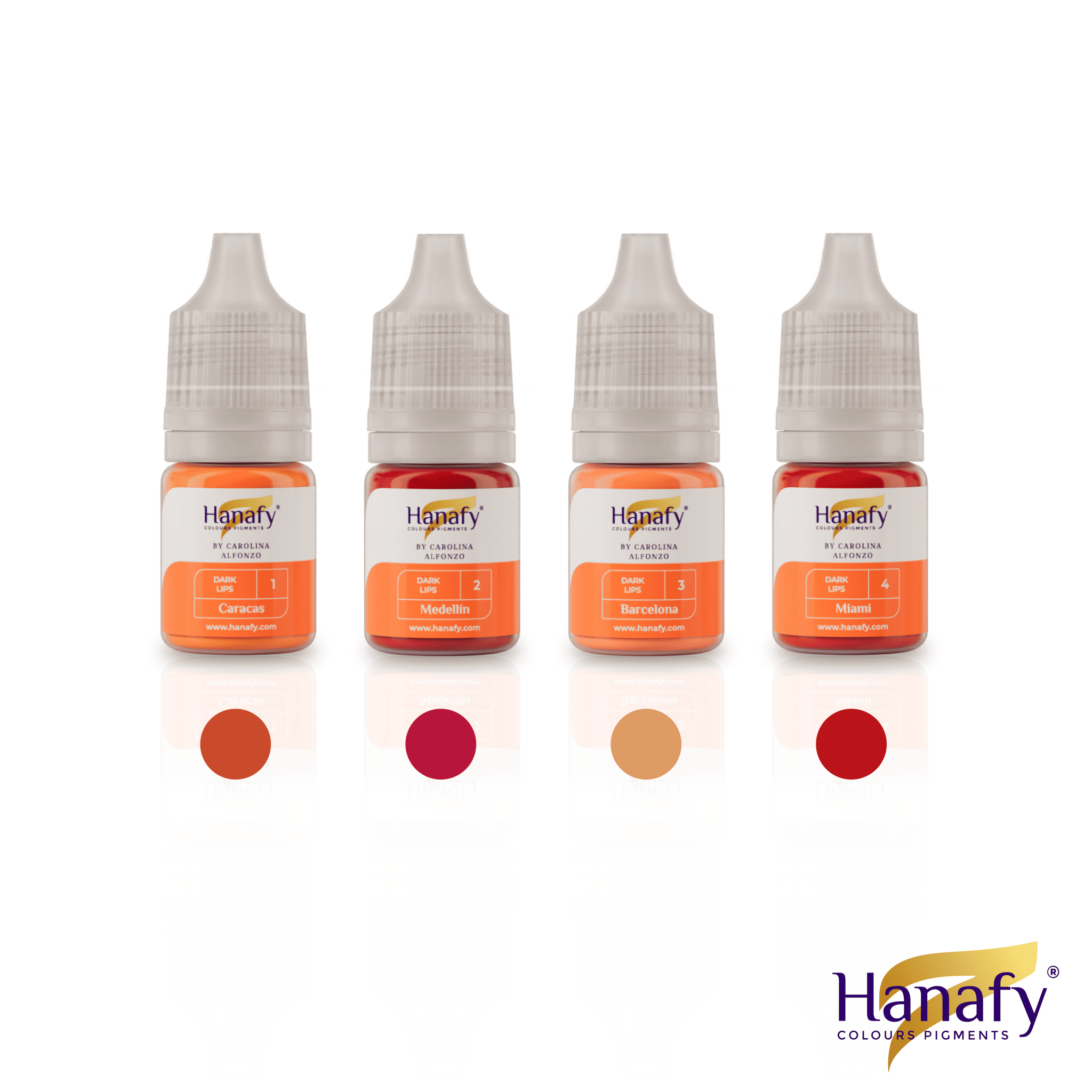 Hanafy - Set Dark Lips 5ml - Mr.PMU