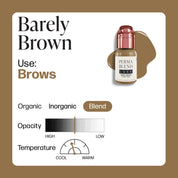 Perma Blend Luxe PMU Ink - Barely Brown 15ml - mrpmu