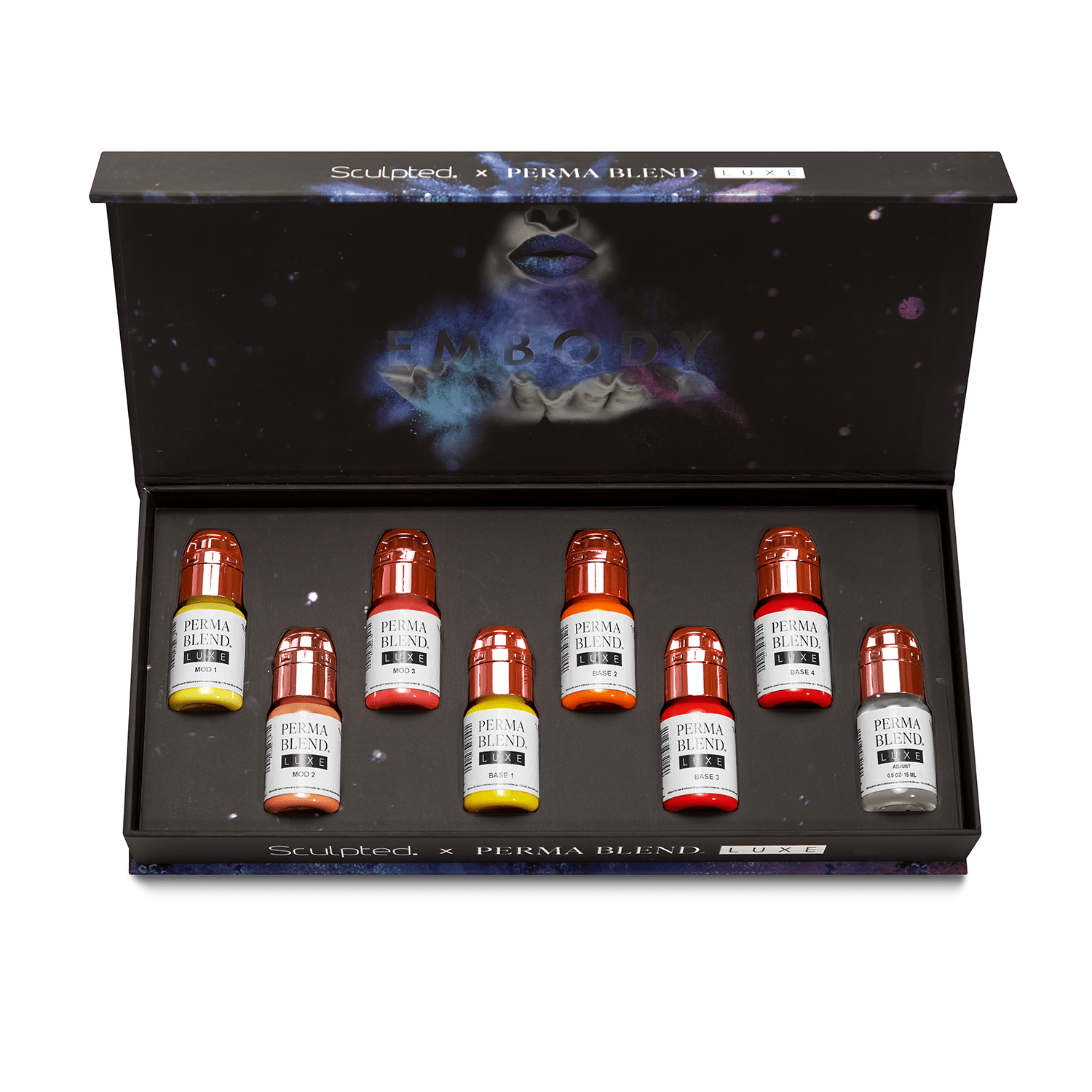 Perma Blend Luxe PMU Ink - Carla Ricciardone Embody Set - 8x15ml - mrpmu