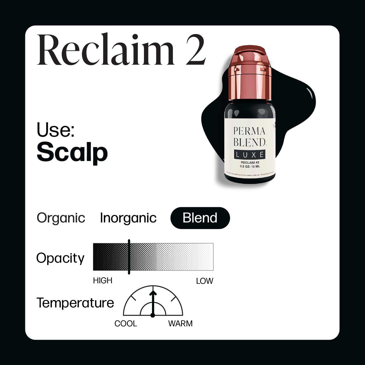 Perma Blend Luxe PMU Ink - Stevey G. Reclaim #2 15ml - mrpmu