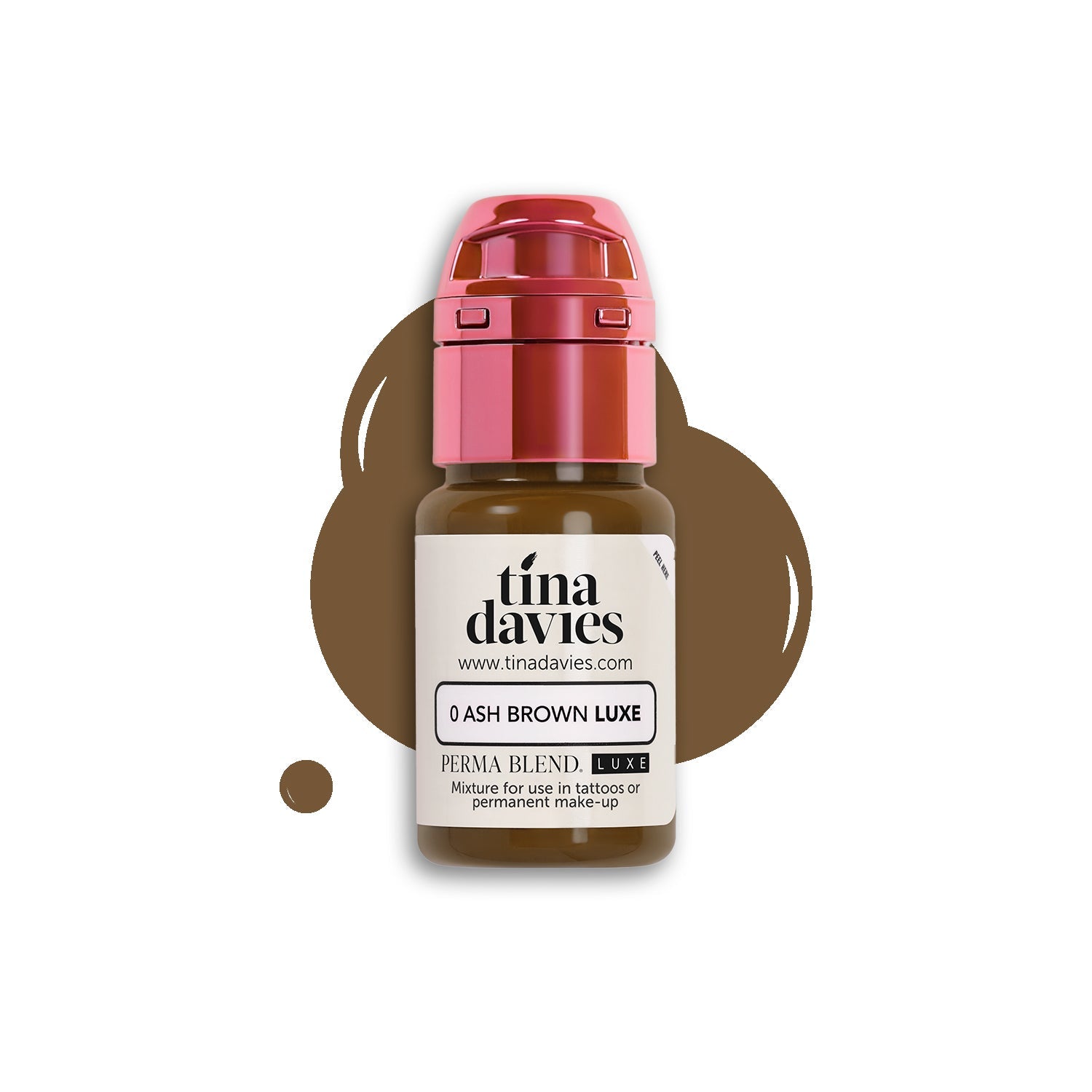Perma Blend Luxe PMU Ink - Tina Davies Ash Brown LUXE 15ml - mrpmu