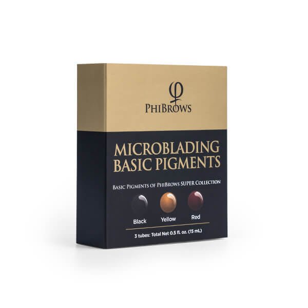PhiBrows Microblading BASIC Pigment Collection SUPER - Mr.PMU