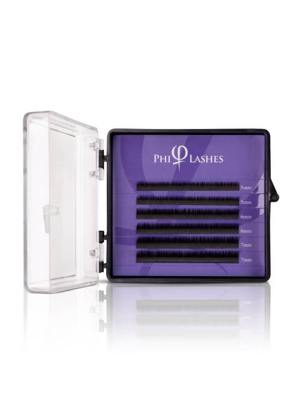PhiLashes Premium CURL FAUX MINK MIX C - 0.07 5/6/7 mm - Premium PhiSeller