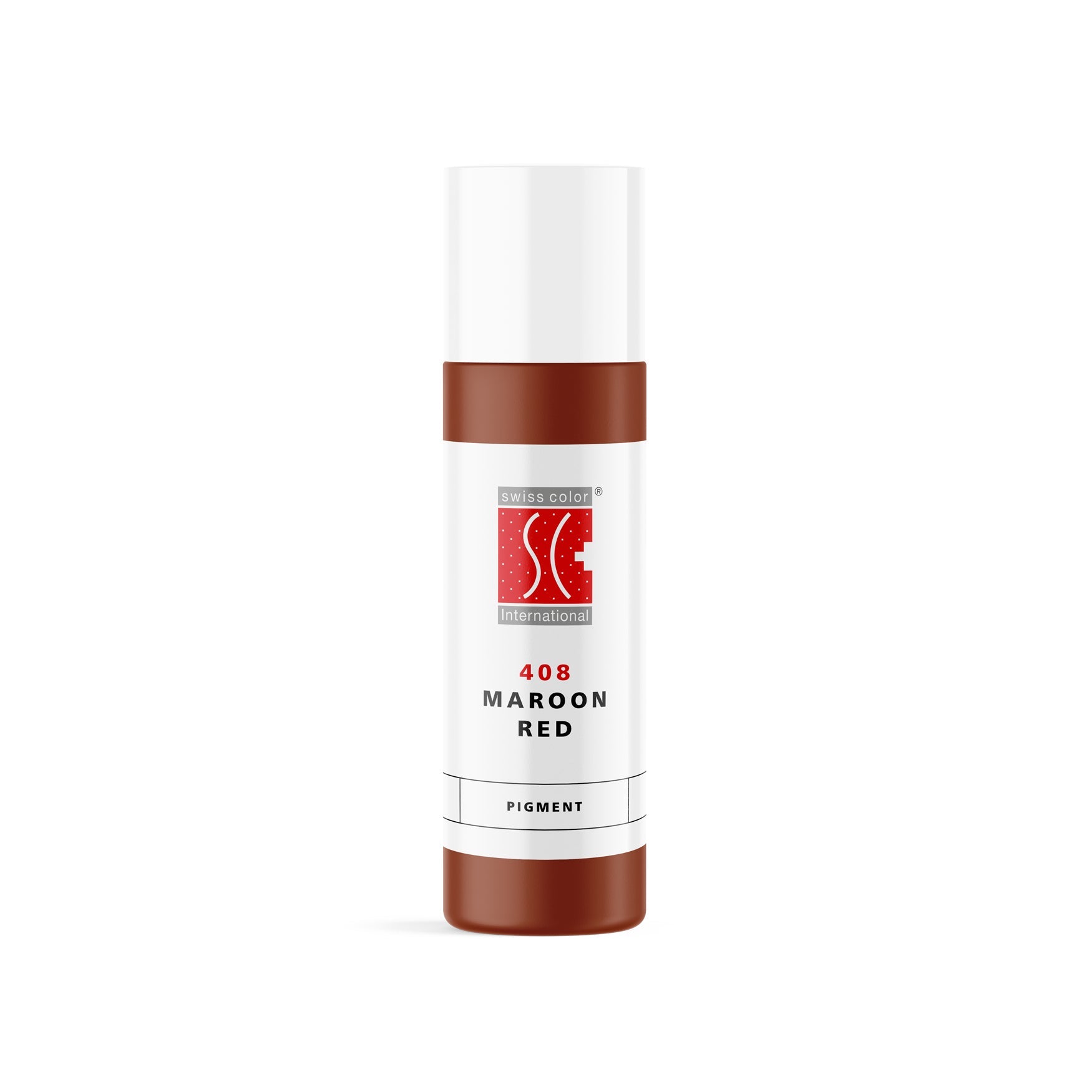 408 Maroon Red - Pigmento Trucco Permanente 10ml - Swiss Color - mrpmu