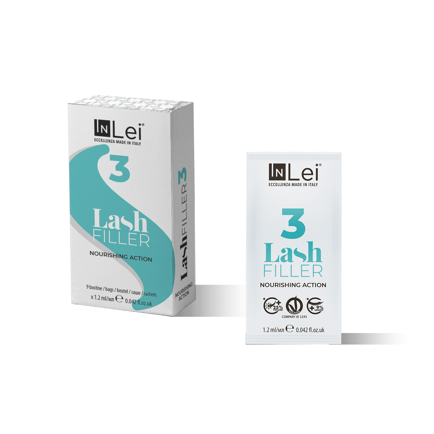 LASH FILLER 3 VEGAN nourishing single-dose for eyelashes 9 x 1.2ml - Mr.PMU