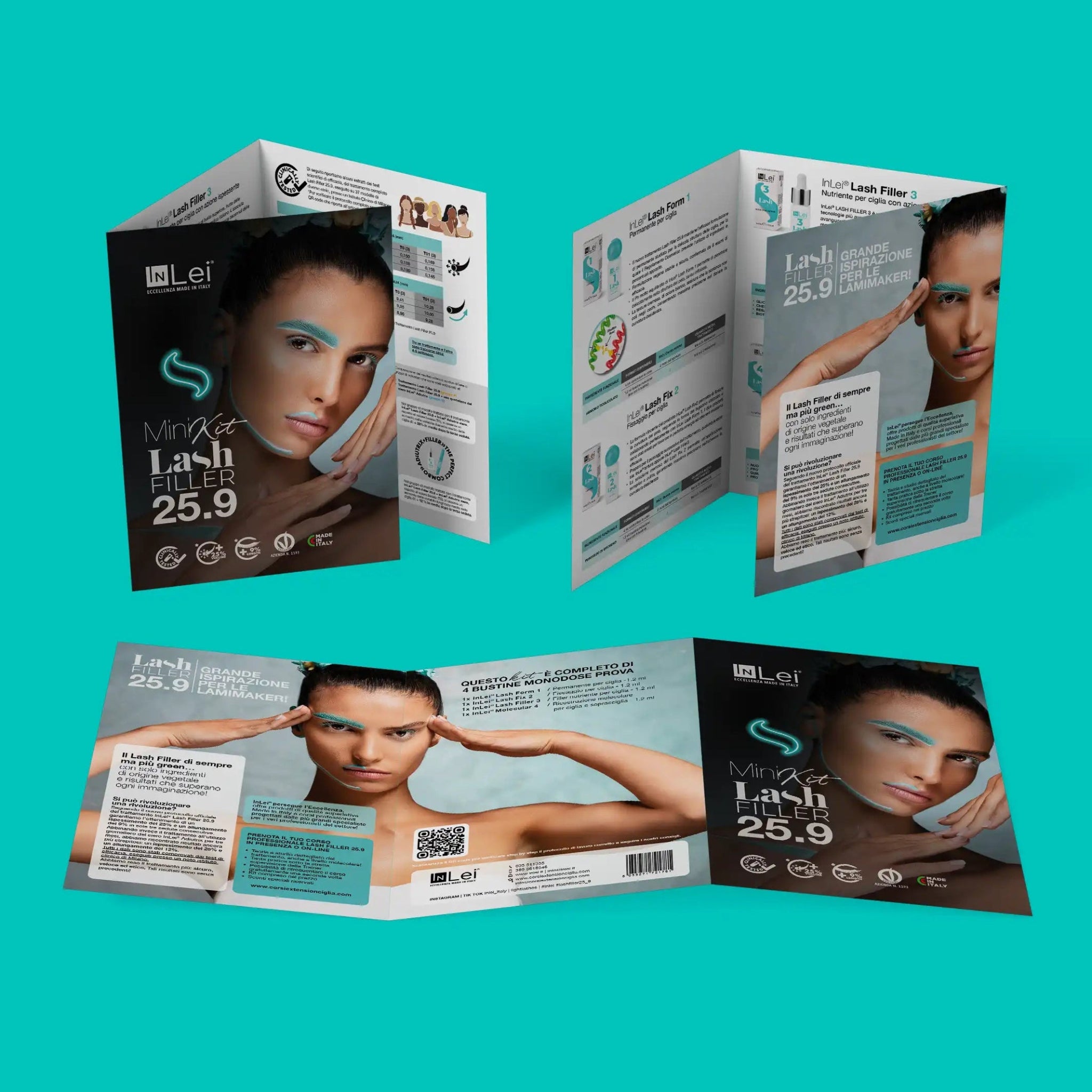 MINI KIT LASH FILLER 25.9 eyelash lamination 4 x 1.2 ml - Mr.PMU