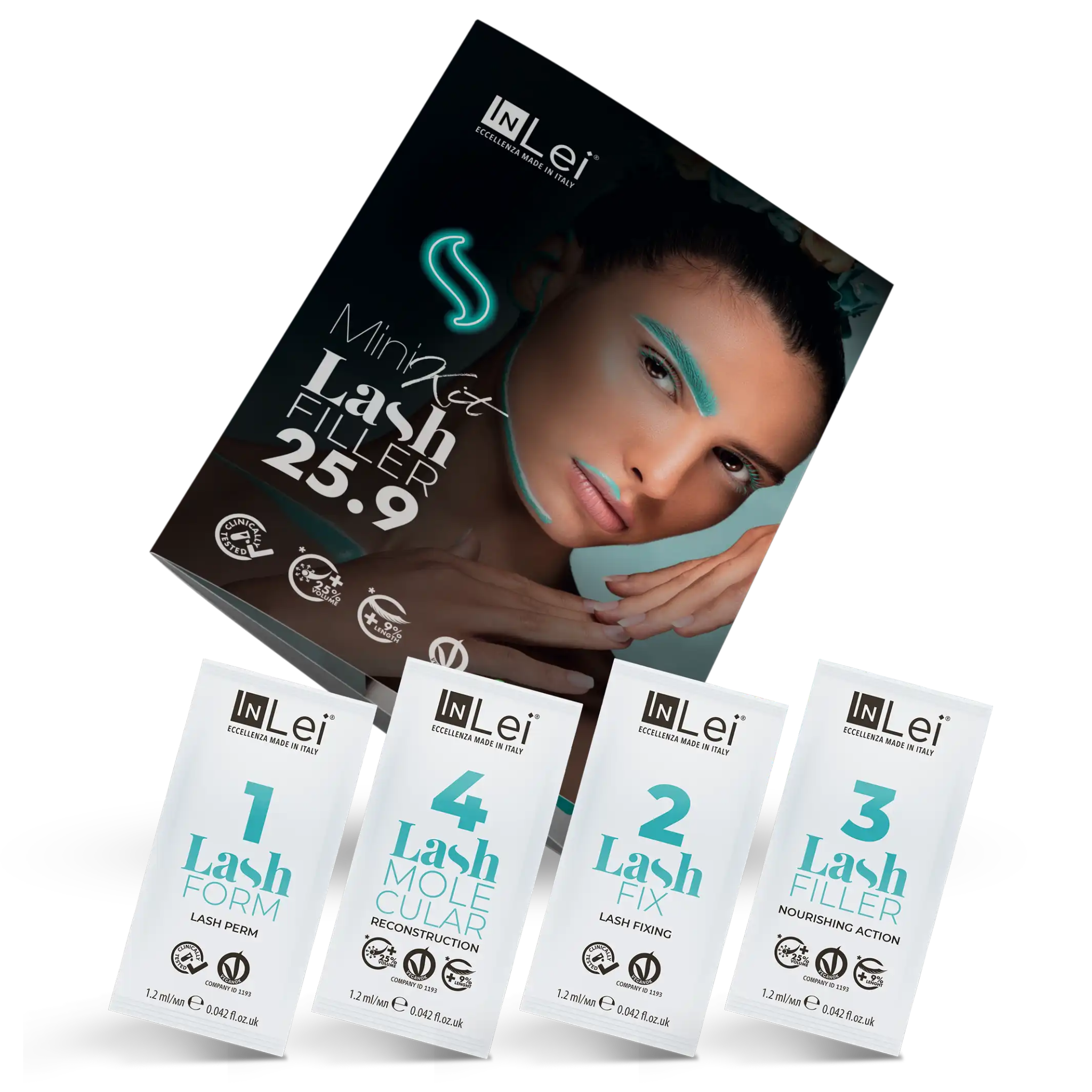 MINI KIT LASH FILLER 25.9 eyelash lamination 4 x 1.2 ml - Mr.PMU