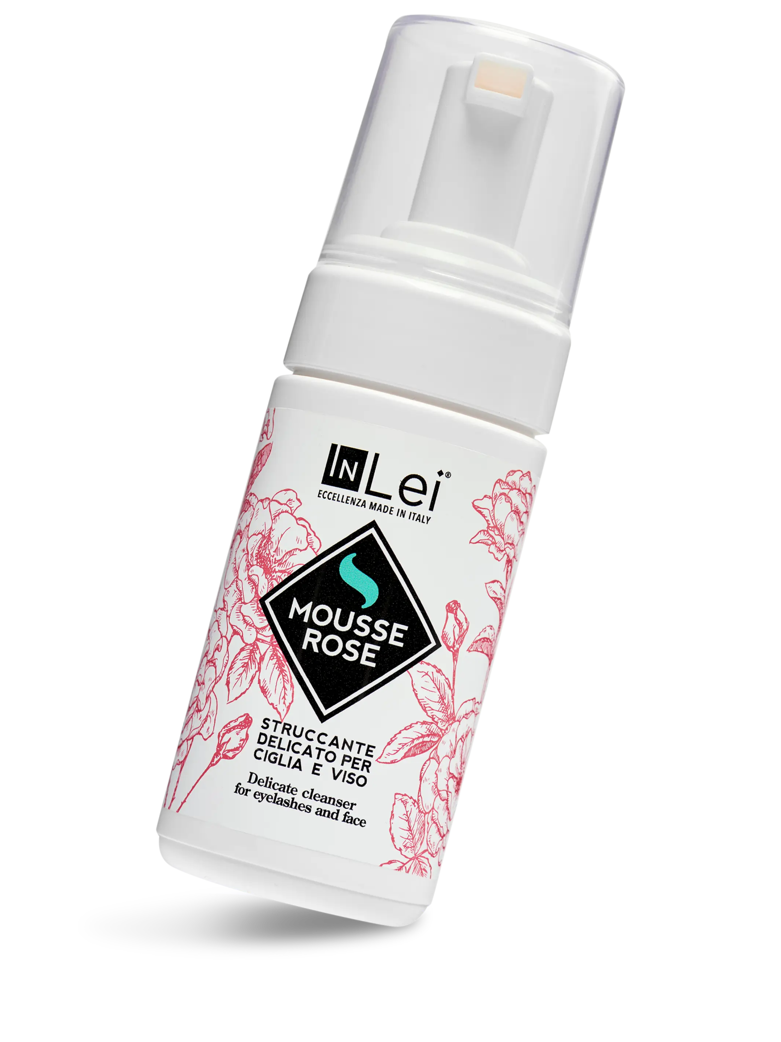 MOUSSE ROSE gentle makeup remover for eyelashes and face 100ml - Mr.PMU