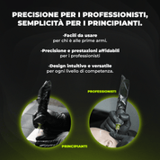 Aghi Tricopigmentazione 0403RL – 0.15mm SMP - Black Rain Hairlines - 20 cartucce - Mr.PMU