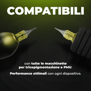 The Crown Killer – Aghi professionali micropigmentazione/PMU 0803RL 0.25mm (20 pz) - Mr.PMU