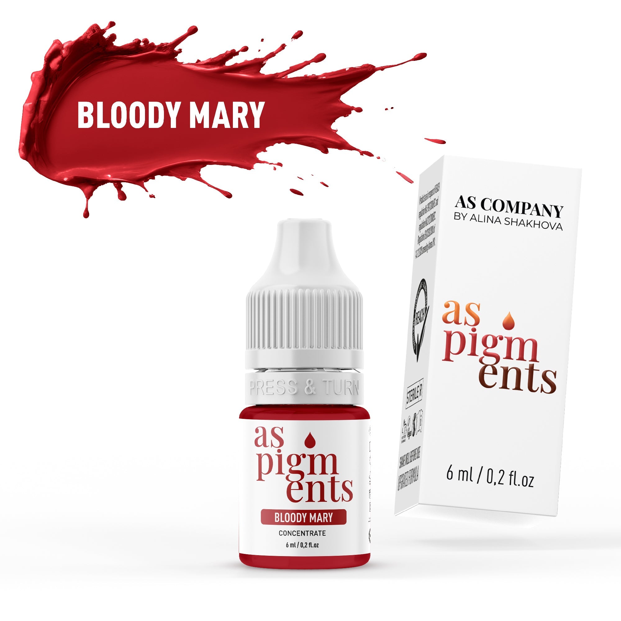 AS Pigments - BLOODY MARY Lip Pigment Concentrate - mrpmu