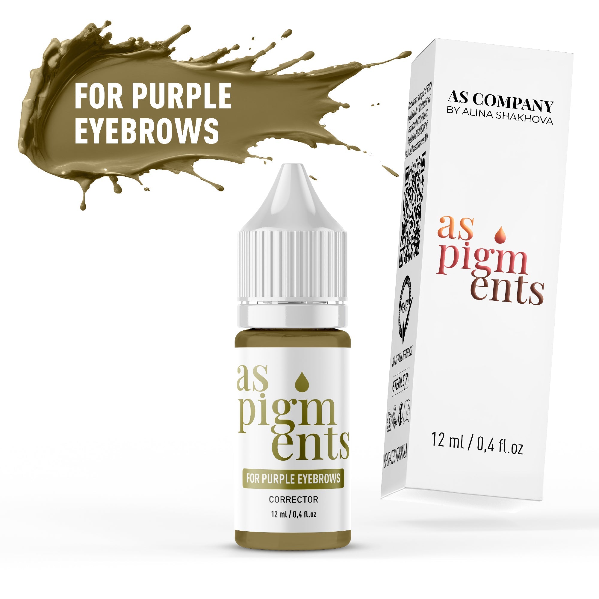 AS Pigments - Purple eyebrow concealer - mrpmu