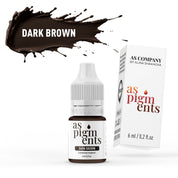AS Pigments - DARK BROWN Brow Pigment - mrpmu