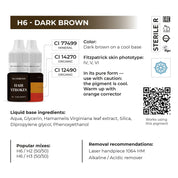 AS Pigments - EYEBROW SET HAIR STROKES HYBRID ORGANIC - BASED 6 ml - Mr.PMU