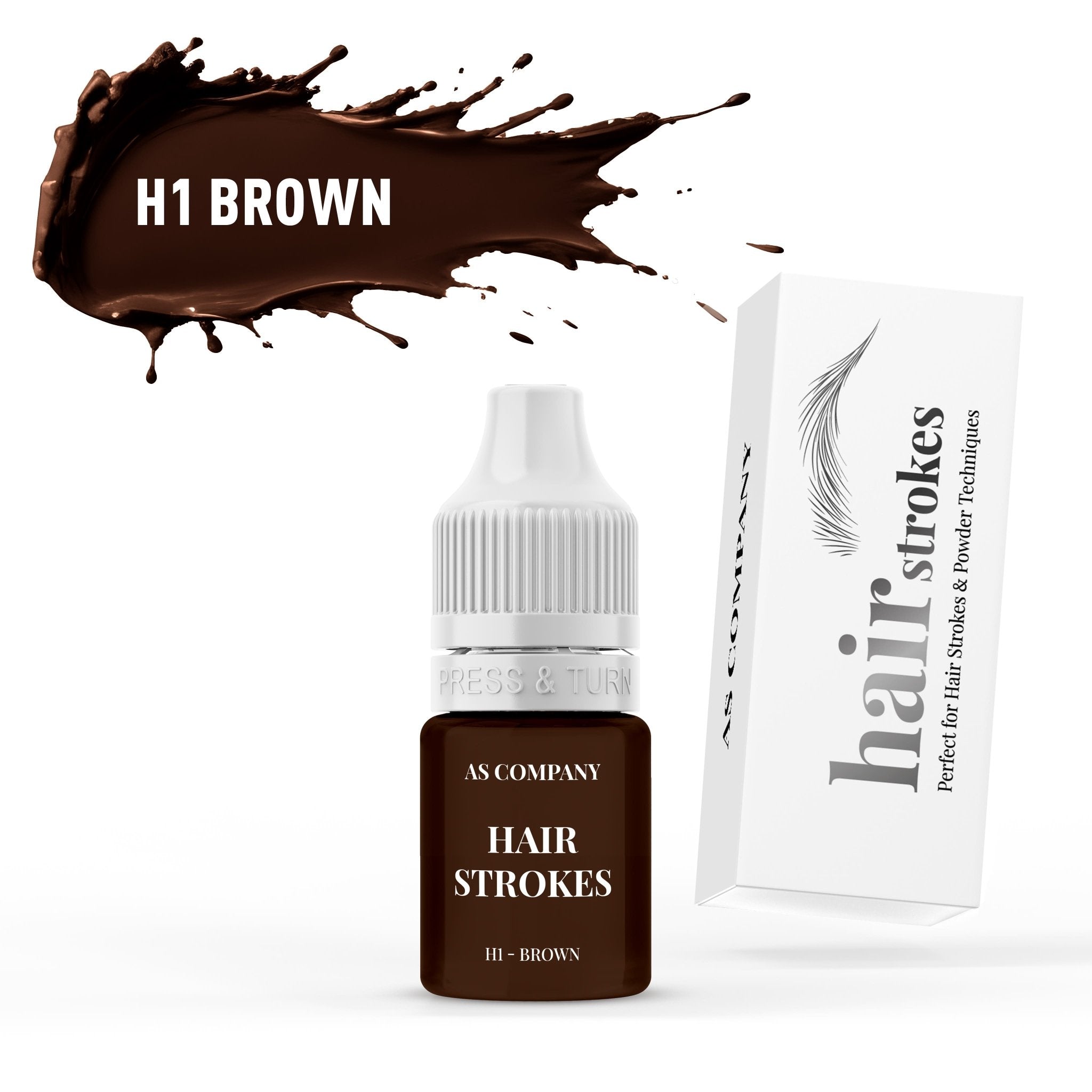 AS Pigments - H1 BROWN Hair Strokes 6 ml - Mr.PMU