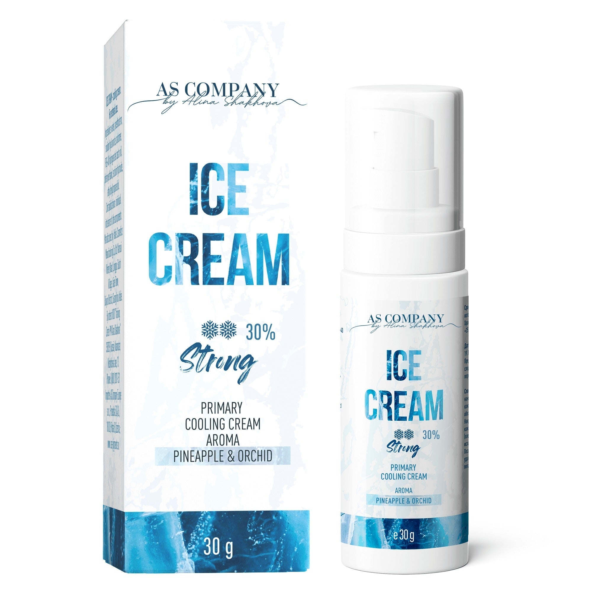 AS Pigments - Ice Cream STRONG 30% (Cooling cream), 30g - Mr.PMU