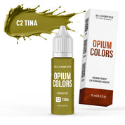 AS Pigments - OPIUM COLORS C2 TINA brow pigment - mrpmu
