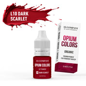 AS Pigments - OPIUM COLORS L10 DARK SCARLET ORGANIC lip pigment - mrpmu