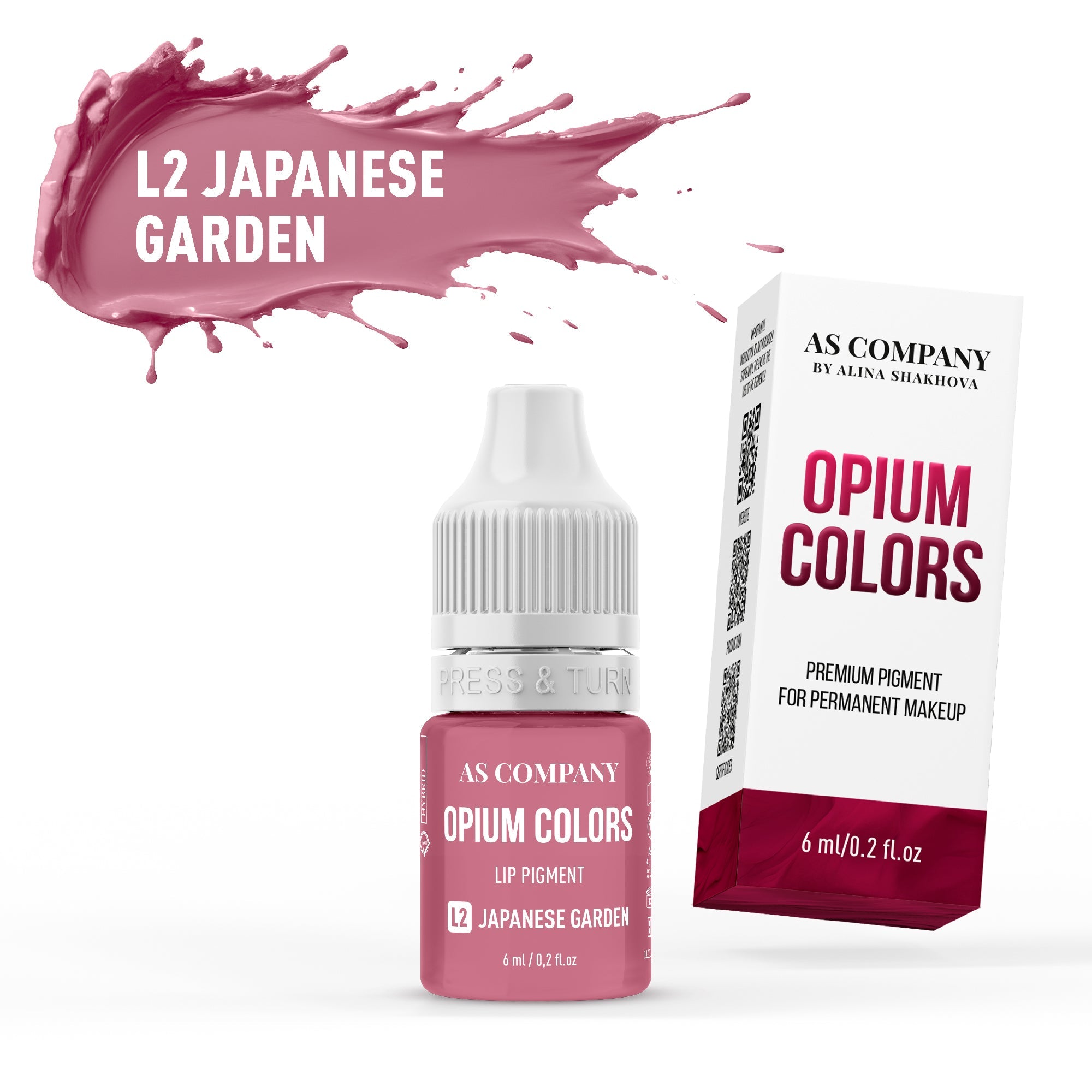 AS Pigments OPIUM COLORS - L2 JAPANESE GARDEN lip pigment - mrpmu