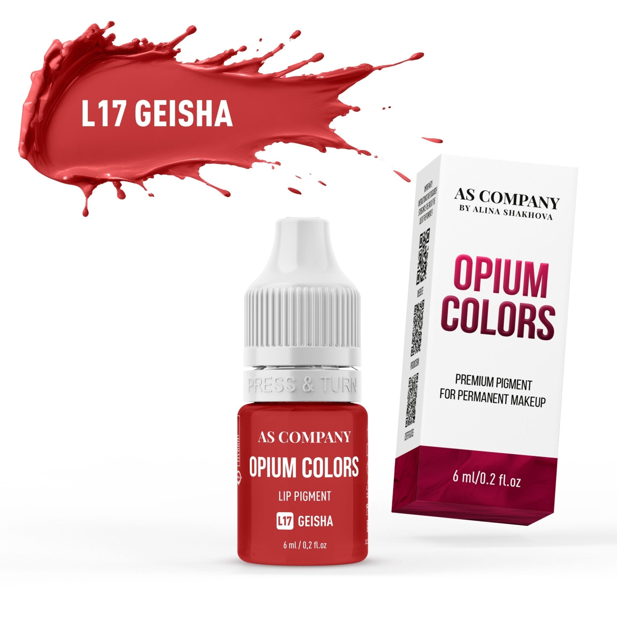 AS Pigments OPIUM COLORS - Lips set, hybrids 6 ml - mrpmu