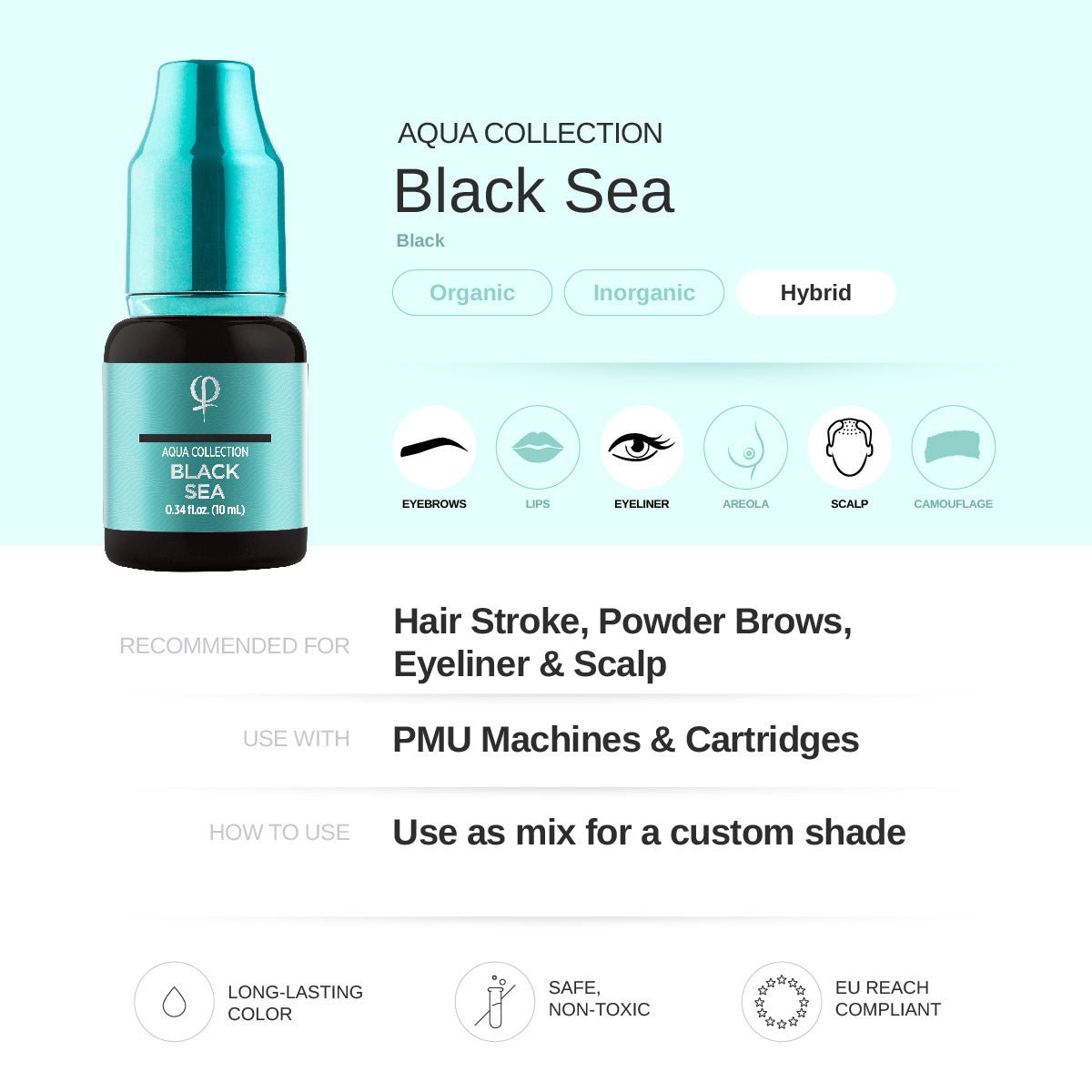 Black Sea PMU Pigment 10ml - Mr.PMU