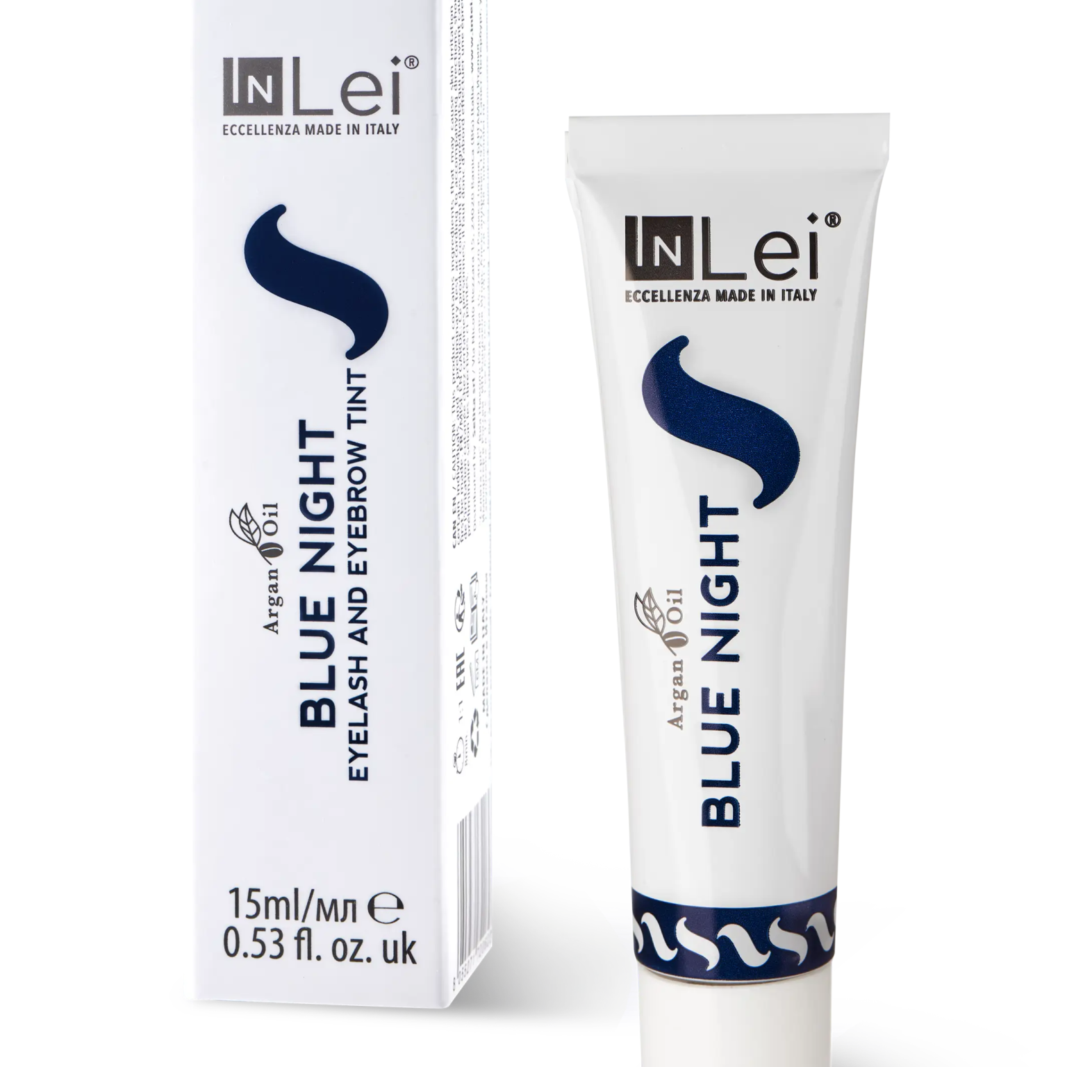 BLUE NIGHT tinta nero - blu per ciglia e sopracciglia con olio di Argan 15ml - Mr.PMU