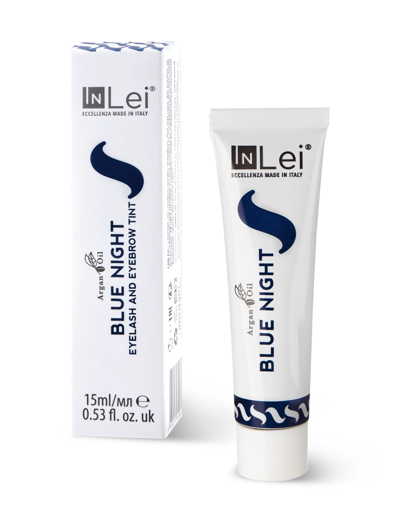 BLUE NIGHT tinta nero - blu per ciglia e sopracciglia con olio di Argan 15ml - Mr.PMU