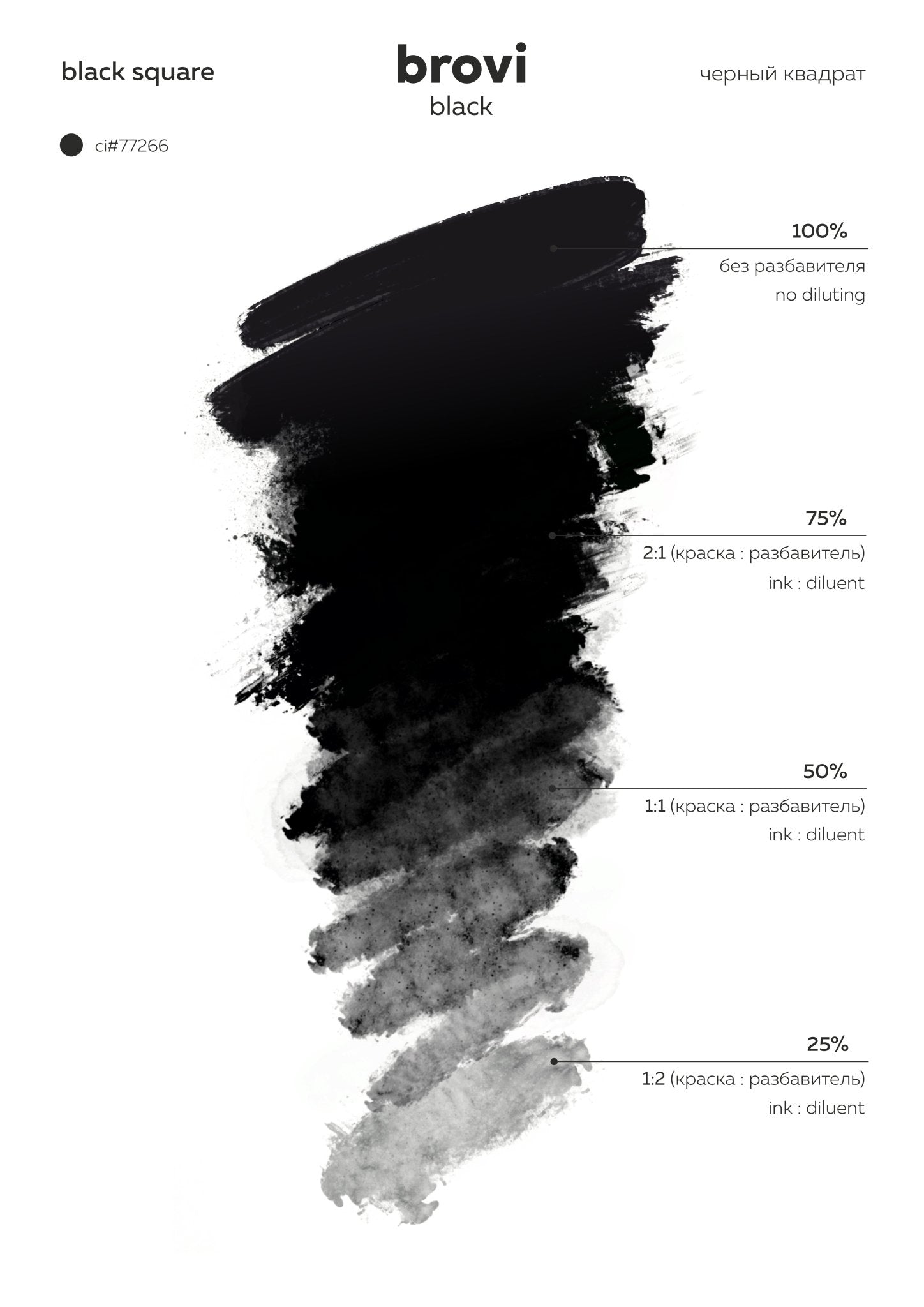 Brovi PMU Pigments - Black Square - Mr.PMU