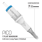 Pack of 20 cartridges Vertix Pico Magnum Flat Long Taper - mrpmu