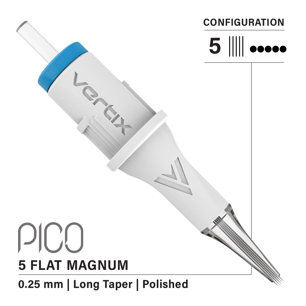 Pack of 20 cartridges Vertix Pico Magnum Flat Long Taper - mrpmu