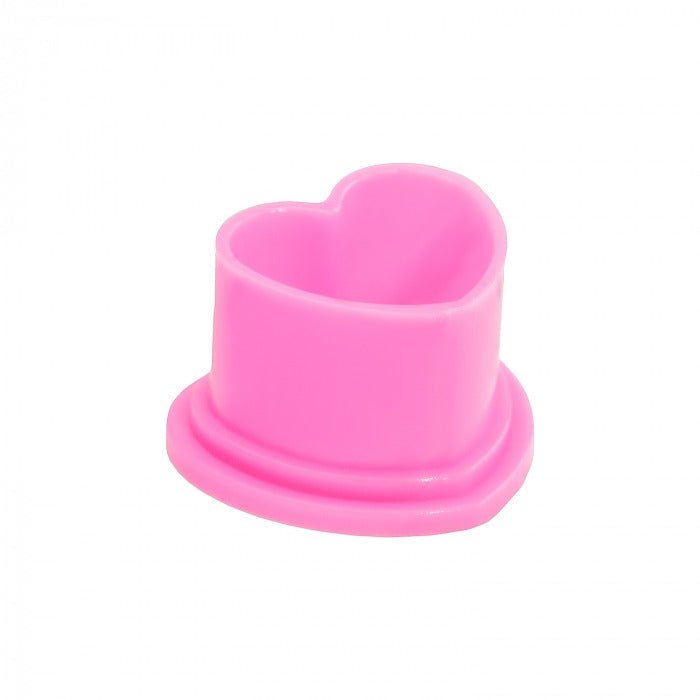 Confezione da 500 contenitori per pigmenti Saferly Heart - Rosa - mrpmu