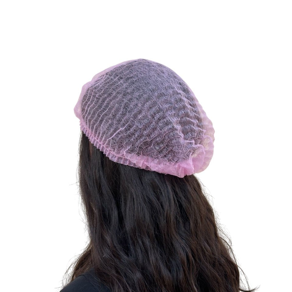 Pink Hair Cap 100pcs - Mr.PMU