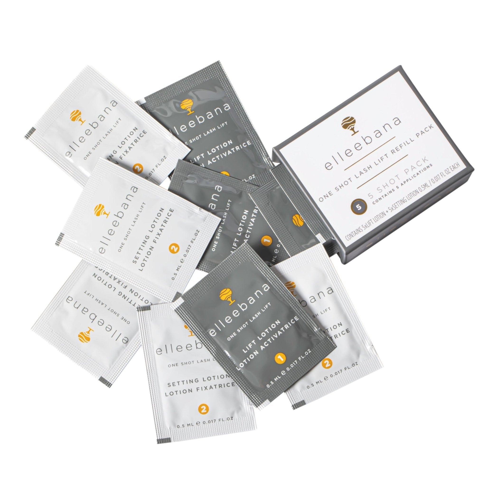 Elleebana one shot Lash Lift lotions (pacco da 5) - Mr.PMU