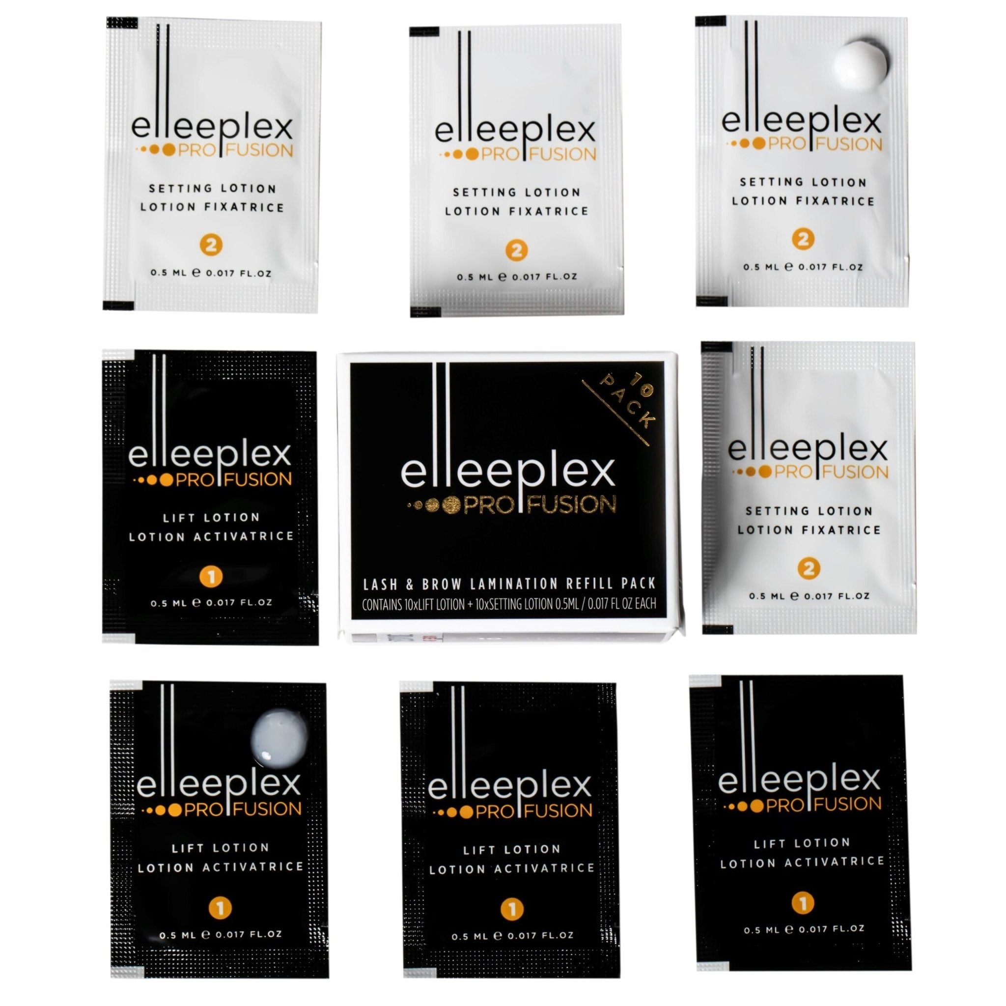 Elleebana ProFusion Lash Lift + Lamination lotions - 10pcs - Mr.PMU
