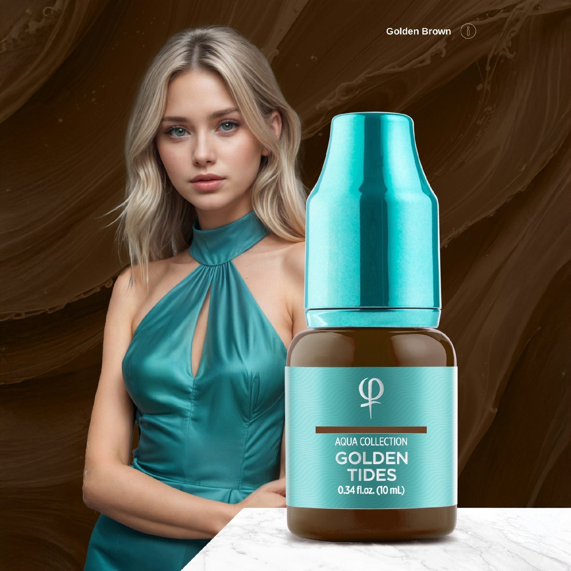 Golden Tides PMU Pigment 10ml
