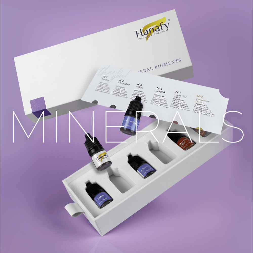 Hanafy - Mineral Brow and Corrector Pigment Mini Set - Mr.PMU