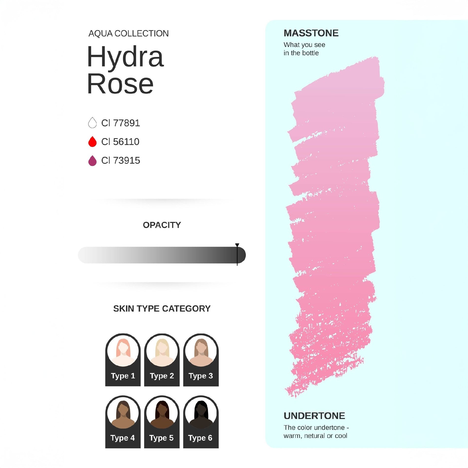 Hydra Rose PMU pigment 10ml
