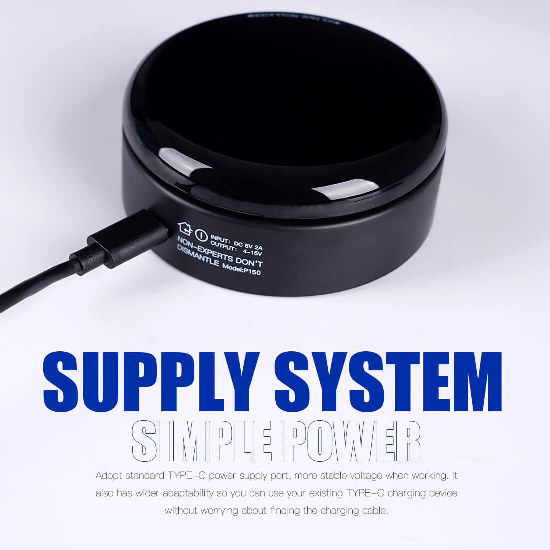 Mast Circle Tattoo Power Supply OLED Simple Power for Tattoo Machines - Dragonhawk - mrpmu