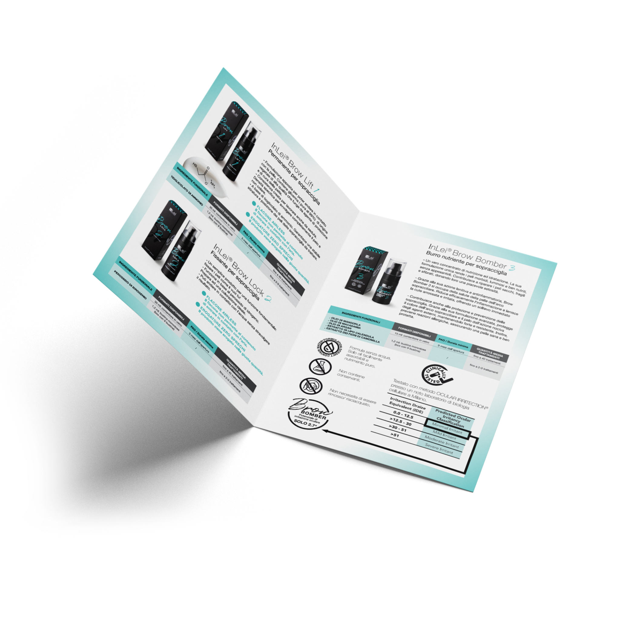 MINI KIT BROW BOMBER laminazione sopracciglia 3 x 1,2ml - Mr.PMU