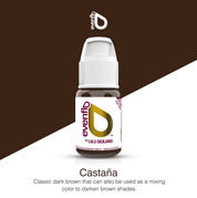 Perma Blend Luxe Evenflo PMU Ink - Castaña 15ml - mrpmu
