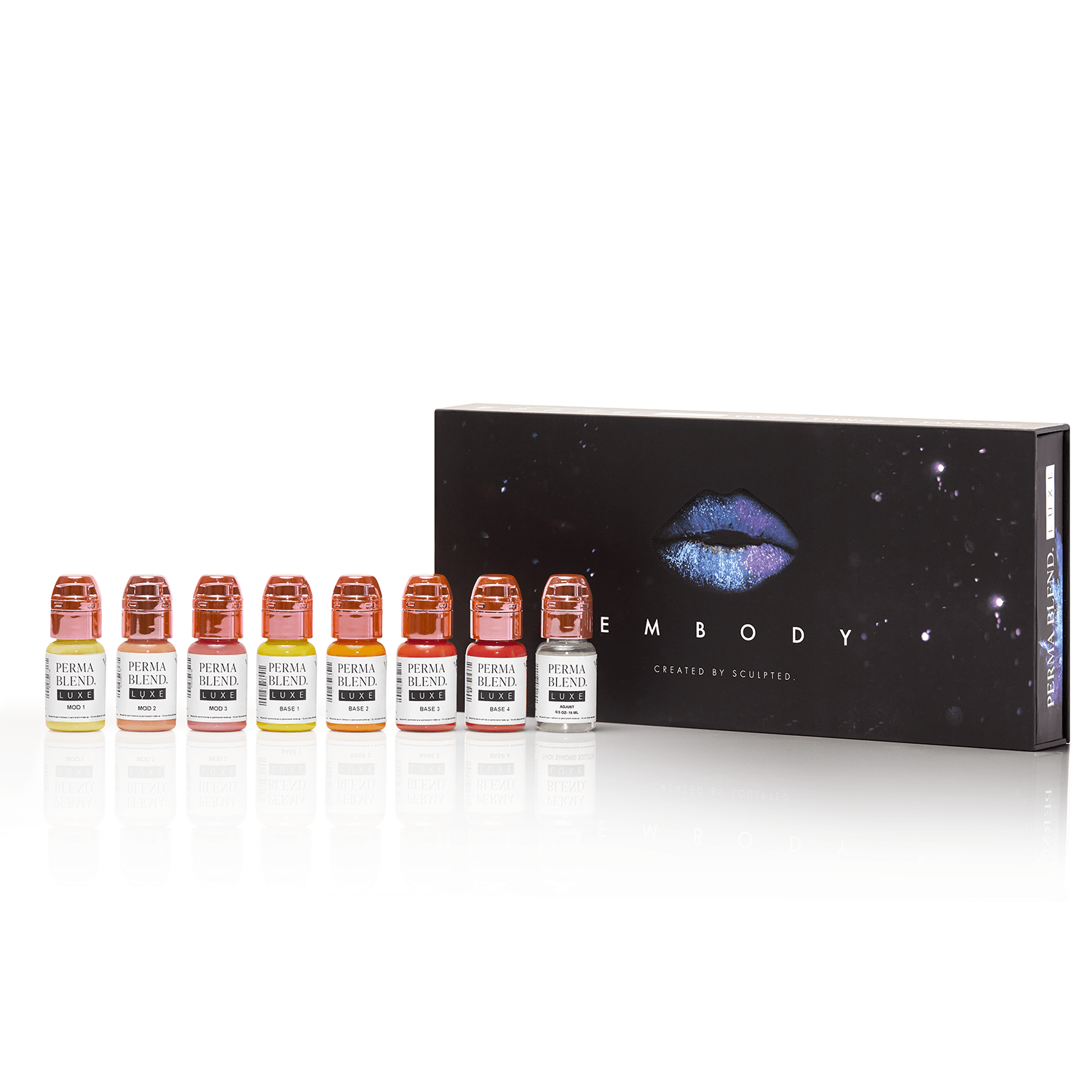 Perma Blend Luxe PMU Ink - Carla Ricciardone Embody Set - 8x15ml – Mr.PMU