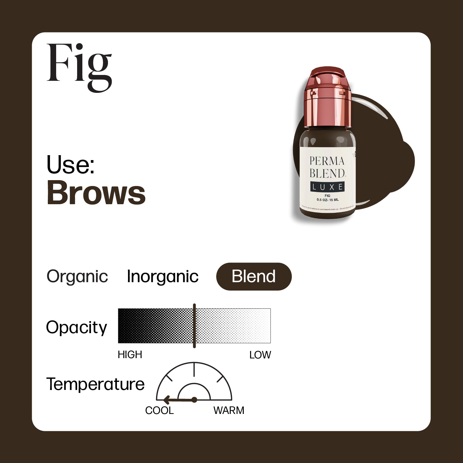 Perma Blend Luxe PMU Ink - Fig 15ml - mrpmu