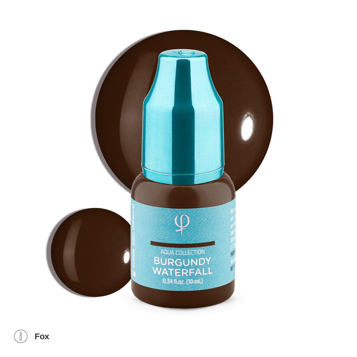 PhiAcademy - Burgundy Waterfall AQUA PMU Pigment 10ml - Mr.PMU