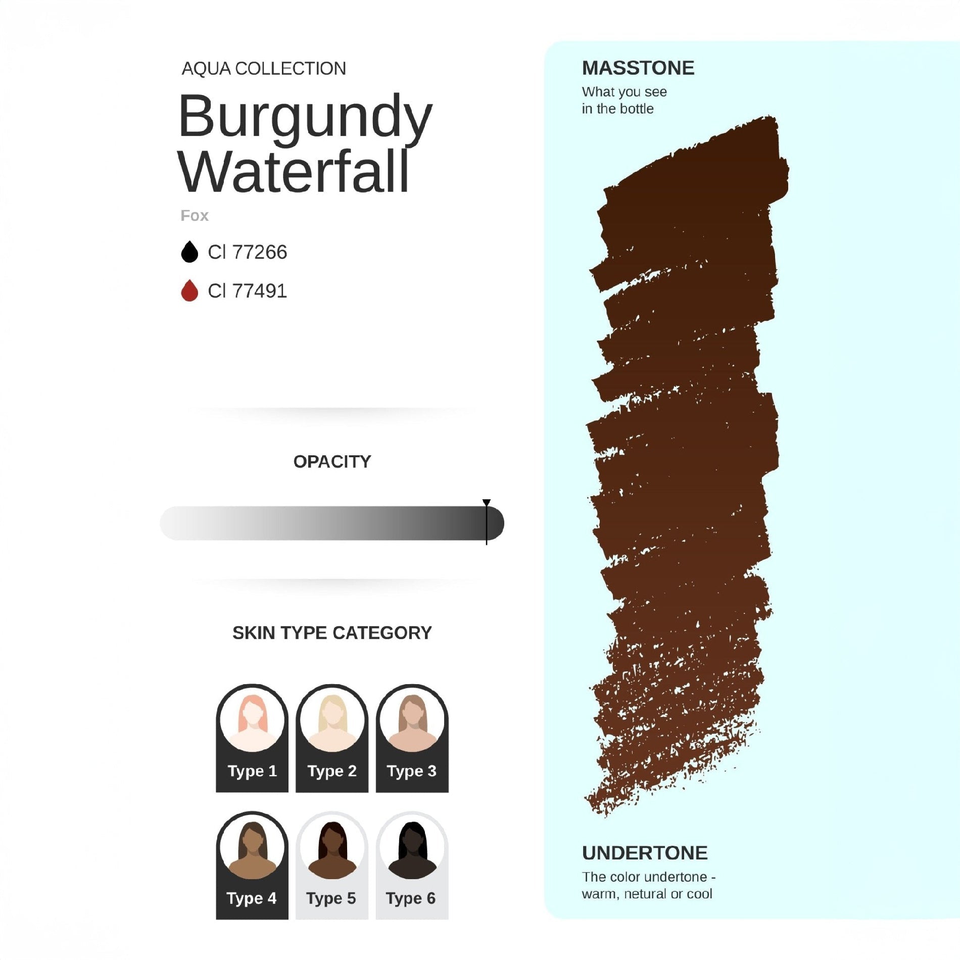 PhiAcademy - Burgundy Waterfall AQUA PMU Pigment 10ml - Mr.PMU