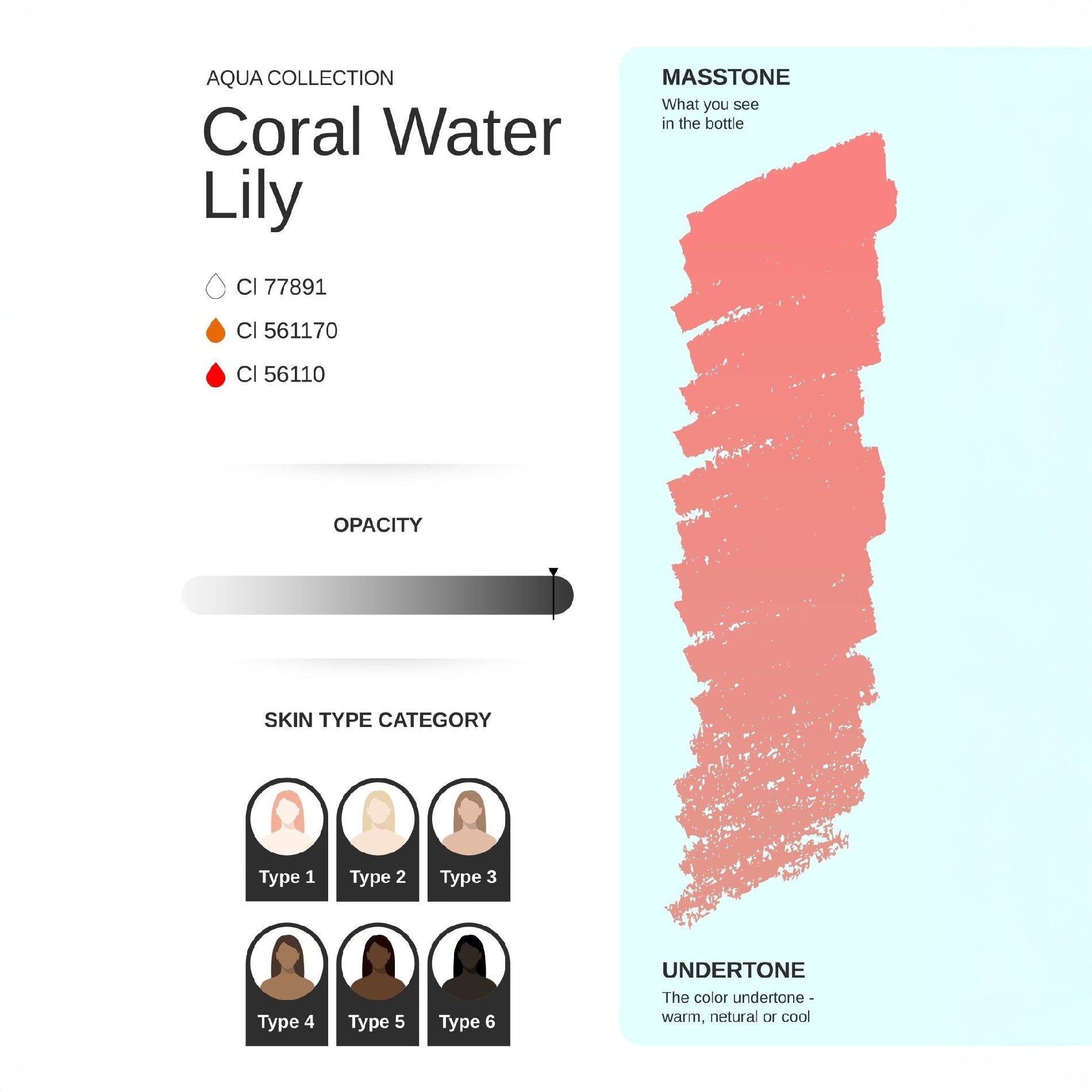 PhiAcademy - Coral Water Lily AQUA PMU pigment 10ml - Mr.PMU