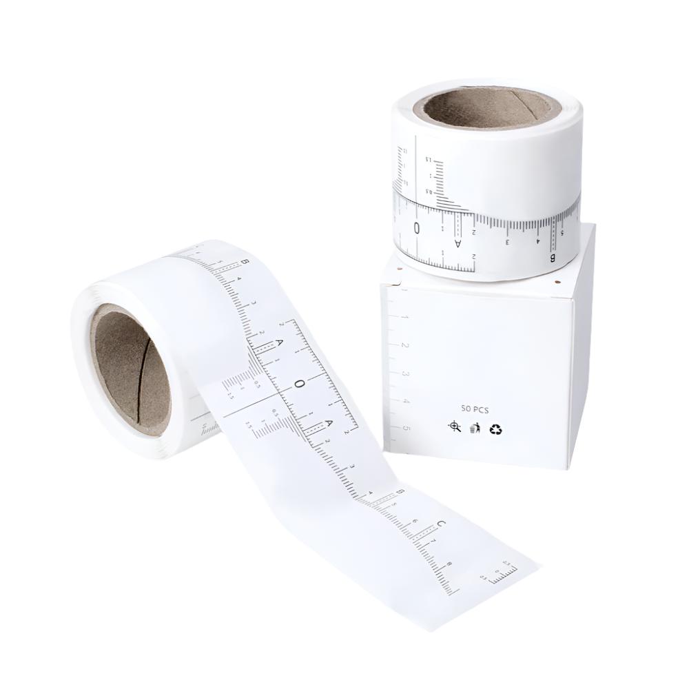 POPU - Disposable Eyebrow Ruler Sticker 50pcs - Mr.PMU