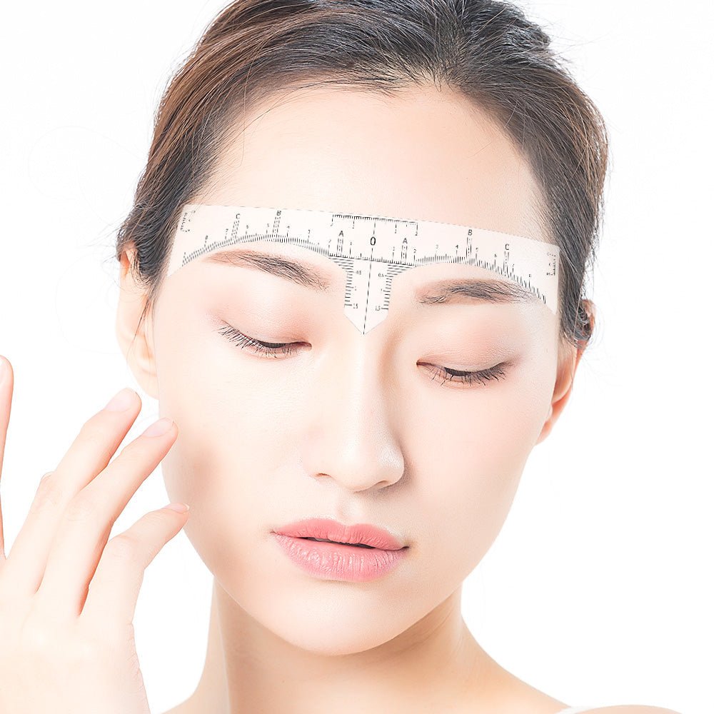 POPU - Disposable Eyebrow Ruler Sticker 50pcs - Mr.PMU