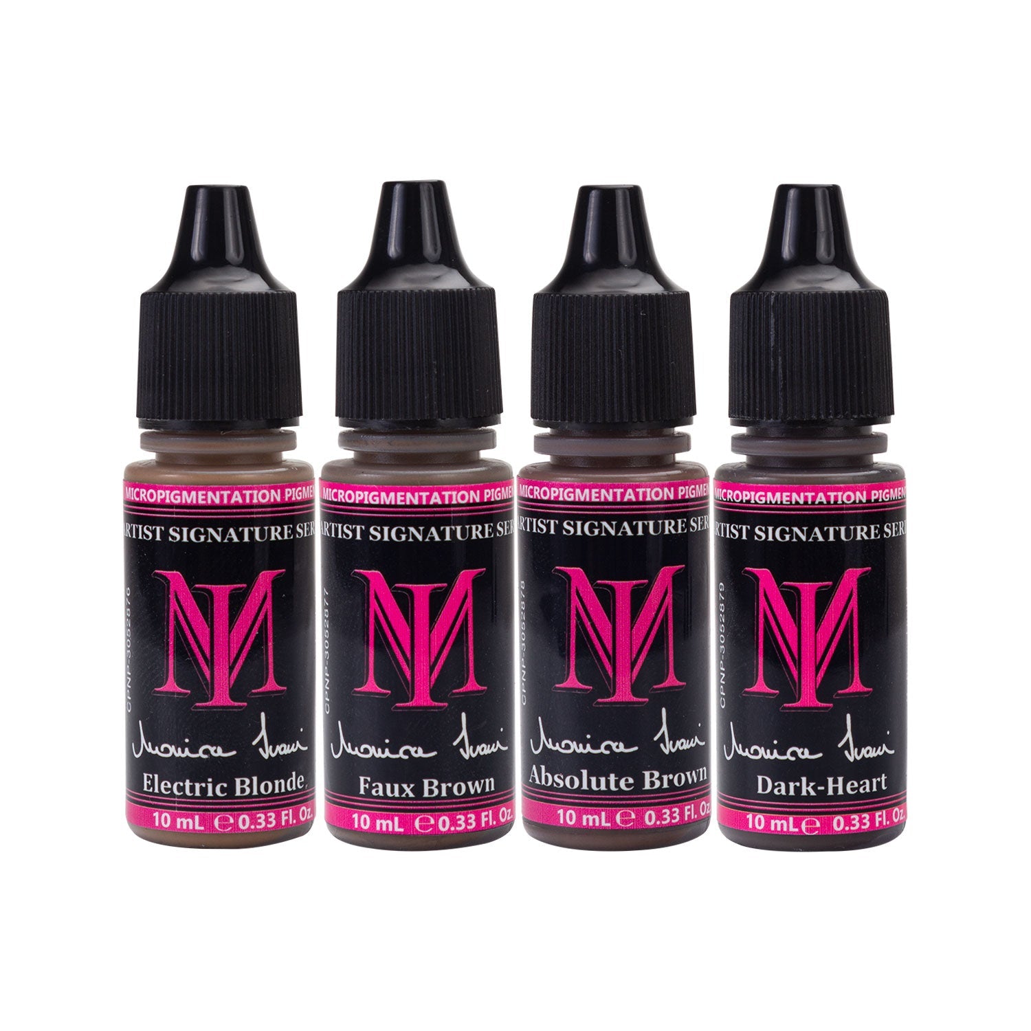 Complete set of 4 Monica Ivani Signature by Li Pigments 10 ml - EU REACH - mrpmu