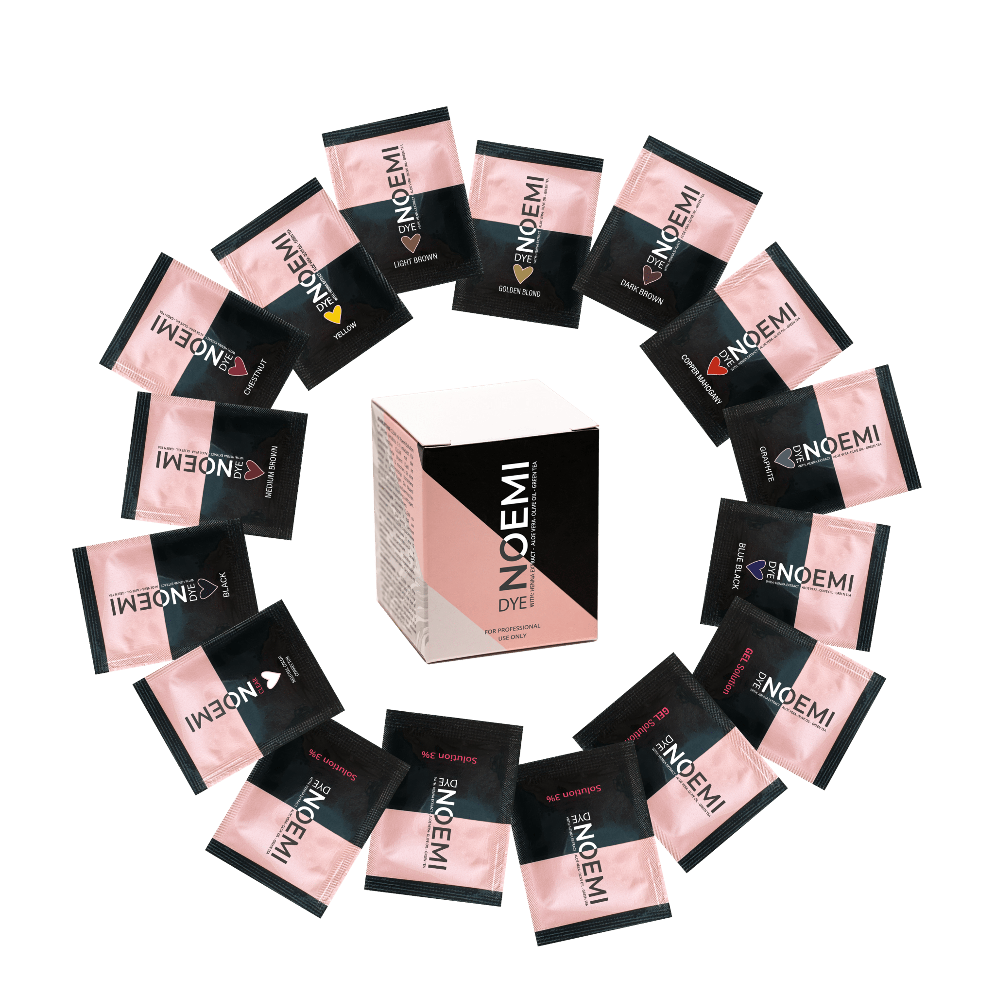 Test Me Kit Bustina Tinta Ciglia Sopracciglia NOEMI - Mr.PMU
