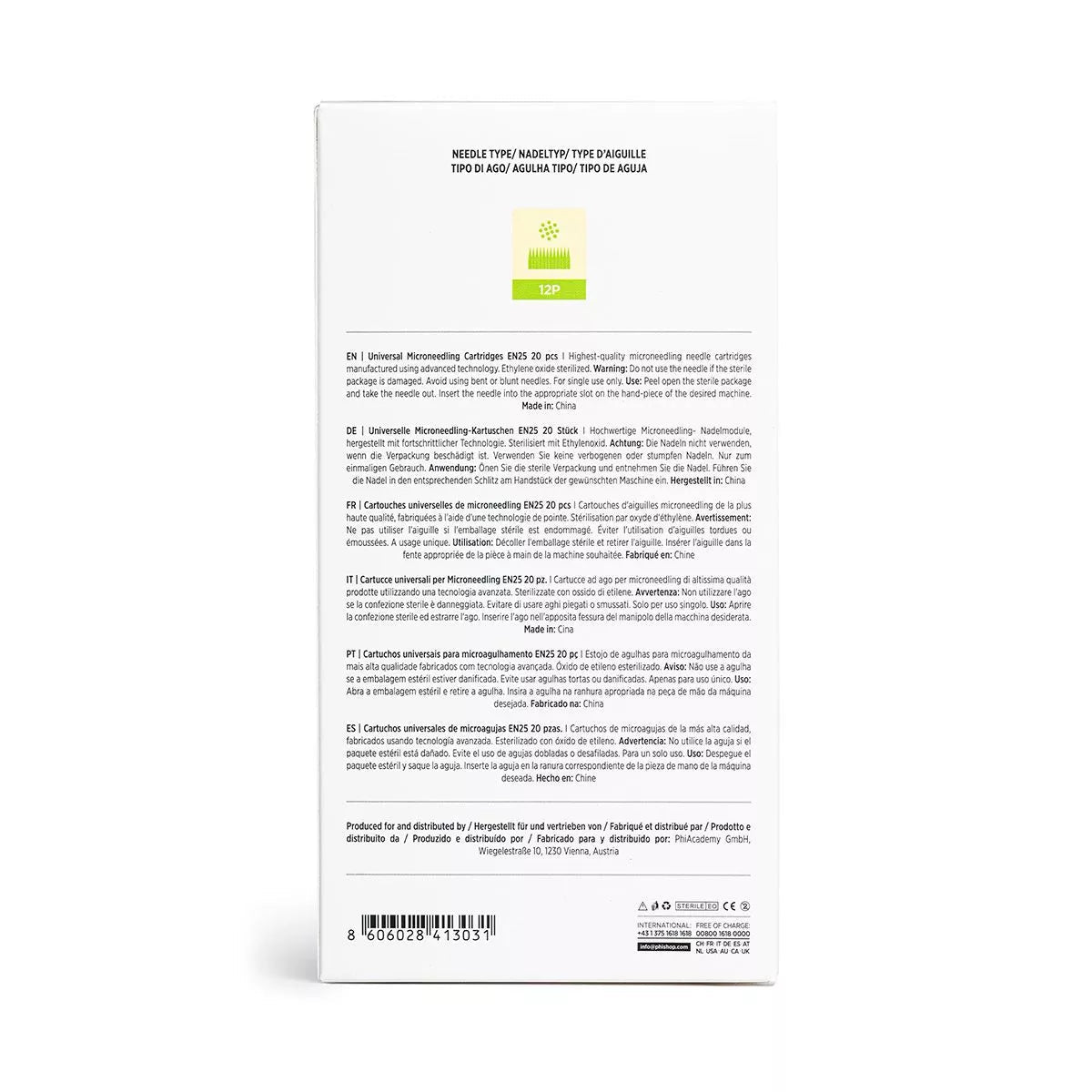 Universal Microneedling Cartridge 12P - 20pcs - Mr.PMU